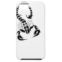 Tatuagem tribal do horóscopo do zodíaco da Escorpi Capa iPhone 5 Case-Mate