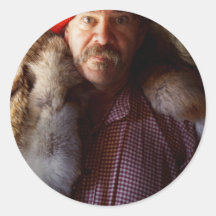 Taxidermist - Jaque o comerciante da pele Adesivos Redondos