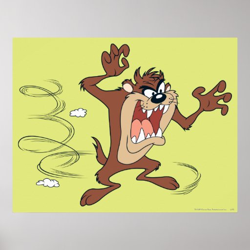 Taz que levanta 10 poster