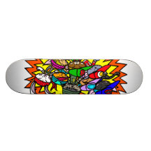 Team Sqool-Squad action skateboard