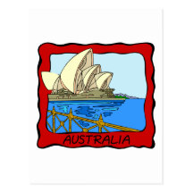 Teatro da ópera de Austrália - de Sydney Cartão Postal