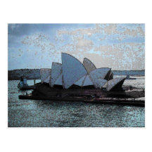 Teatro da ópera de Sydney Cartao Postal