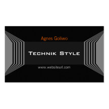 Técnica Style Cartões De Visita