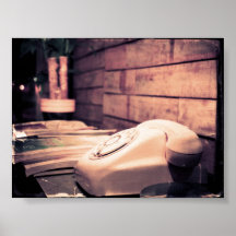 Telefone do vintage posteres