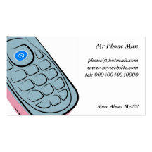 Telefone móvel modelo cartoes de visitas