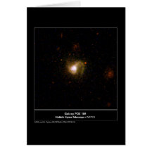 Telescópio de Hubble do POX 186 da galáxia Cartao