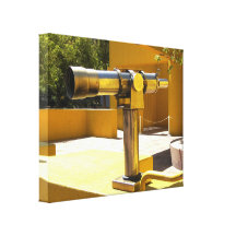 Telescópio Impressão De Canvas Esticadas
