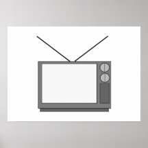 Televisão do vintage posters