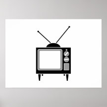 Televisão do vintage posters