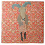 Telha da laranja do Aoudad Azulejo De Cerâmica