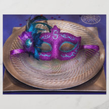 Tema do carnaval - convidado da surpresa panfletos
