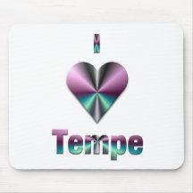 Tempe -- Roxo & turquesa Mouse Pad