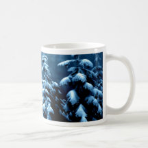 Tempestade do inverno caneca