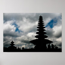 templo da adoração de bali Indonésia Posters