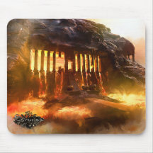 Templo do núcleo da lava mousepads