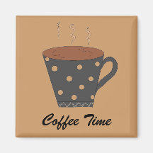 Tempo do café - ímã imãs