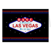 TENHA Las Vegas fabuloso 4o do cartão de julho