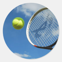 tennis3 adesivos em formato redondos
