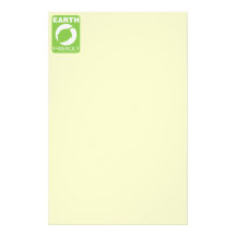 Terra amigável papel personalizado