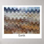 Terra - poster abstrato