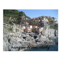 terre do cinque, Italia Cartão Postal