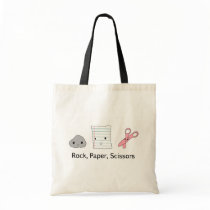 Tesouras de papel da rocha malas