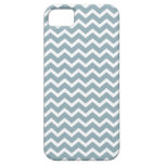 Teste padrão azul das vigas do ziguezague capas de iPhone 5 Case-Mate