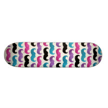 Teste padrão bling colorido do bigode (brilho do f skate