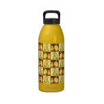 Teste padrão bonito da fruta da tartaruga garrafinha de água