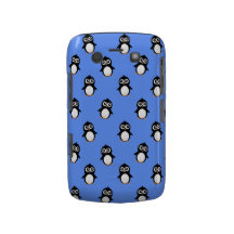 Teste padrão bonito do pinguim capa blackberry Case-Mate