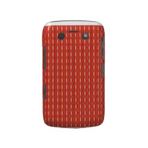 teste padrão branco vermelho bonito simples capa blackberry Case-Mate