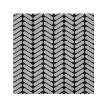 Teste padrão cinzento e preto de Chevron Impressão De Canvas Envolvida