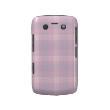 Teste padrão cor-de-rosa da xadrez capa blackberry