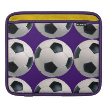 Teste padrão da bola de futebol bolsa para iPad