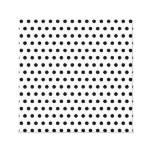 Teste padrão de bolinhas preto e branco. Manchado Impressão Em Tela Canvas