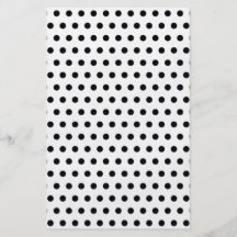 Teste padrão de bolinhas preto e branco. Manchado Panfleto