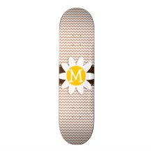 Teste padrão de Brown Chevron; Margarida Skate