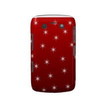 Teste padrão de estrelas vermelho e branco capa blackberry bold
