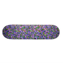 Teste padrão de mosaico roxo do abstrato do rosa skates personalizados