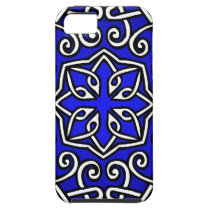 Teste padrão de nó celta no azul capas casemate