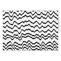 Teste padrão de ondas branco e preto cartao