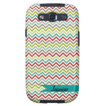 Teste padrão de ziguezague colorido de Chevron per Capa Para Galaxy S3