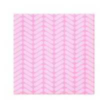 Teste padrão de ziguezague cor-de-rosa inspirado f impressão de canvas envolvidas