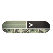 Teste padrão do dinheiro; Verde Skate