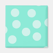 Teste padrão Dotty do Aqua Imãs De Refrigerador