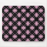 Teste padrão floral cor-de-rosa moderno retro Mous