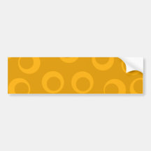 Teste padrão retro alaranjado adesivos