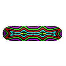 TESTE PADRÃO RETRO COLORIDO SKATEBOARD