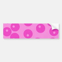 Teste padrão retro Funky do rosa quente Adesivos