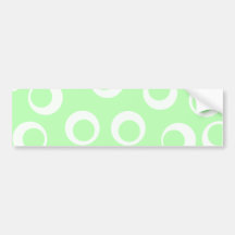 Teste padrão retro verde e branco da luz - adesivos